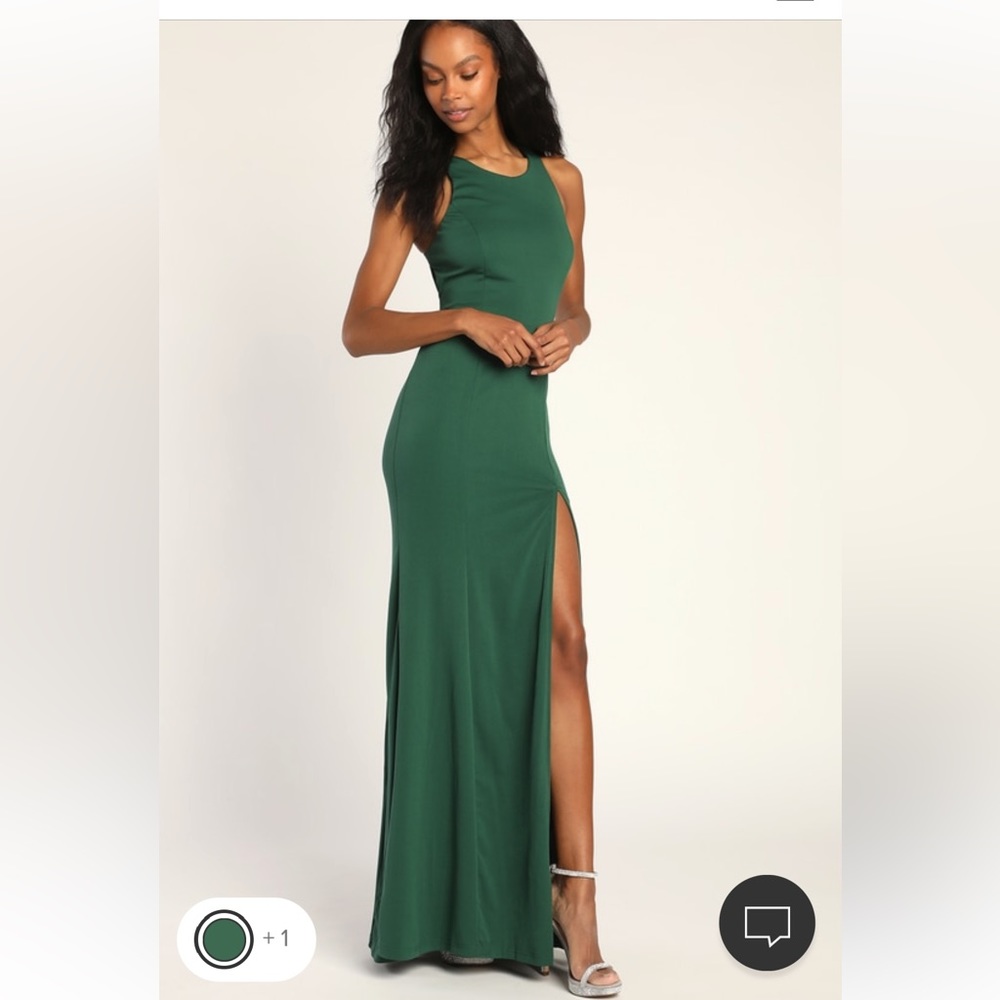 NWT Emerald Green Maxi Dress
